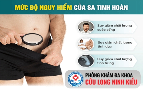 Bệnh sa tinh hoàn có nguy hiểm không?