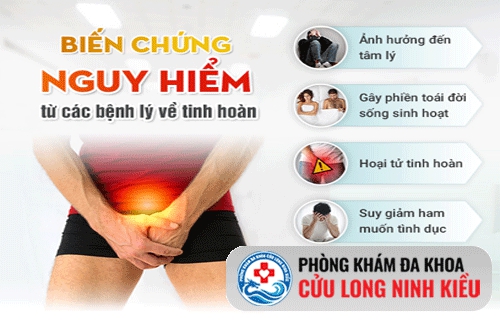 Đau tinh hoàn khi cương dương có sao không?