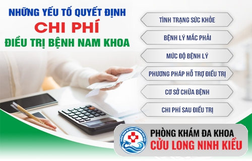 Những hạng mục ảnh hưởng đến chi phí khám nam khoa