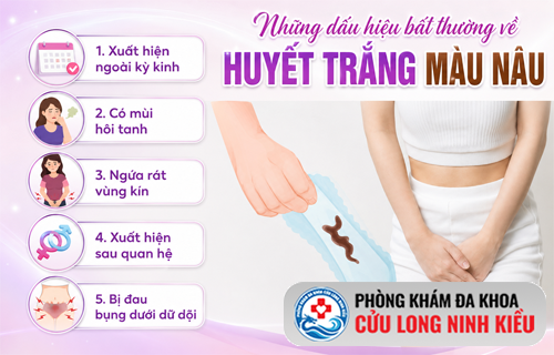 Huyết trắng màu nâu xuất hiện bất thường: Đâu là nguyên nhân?