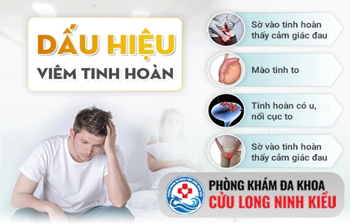 Cảnh báo dấu hiệu của viêm tinh hoàn