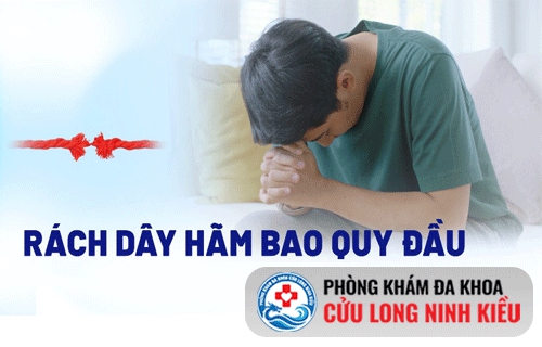 Đứt dây hãm bao quy đầu có nguy hiểm gì không?