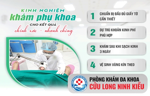 Khám phụ khoa cần chuẩn bị những gì?