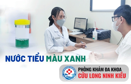 Vì sao nước tiểu màu xanh?