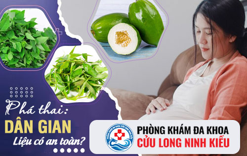 Phương pháp phá thai tự nhiên bằng rau quả
