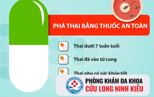 Thai bao nhiêu tuần thì có thể phá thai bằng thuốc