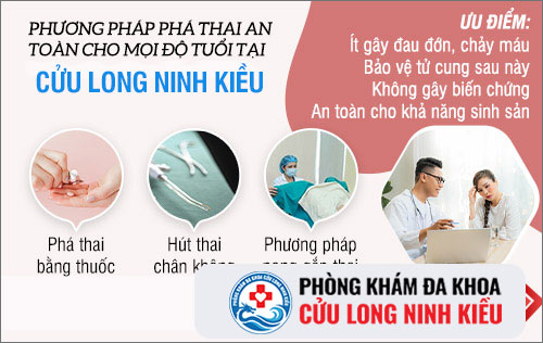 Các cách phá thai an toàn được áp dụng hiện nay