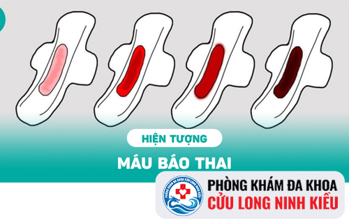 Thai phụ ra máu báo thai có đau bụng không?