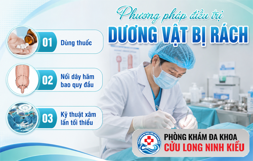 Hướng dẫn cách xử lý khi dương vật bị rách hiệu quả, tránh nhiễm trùng