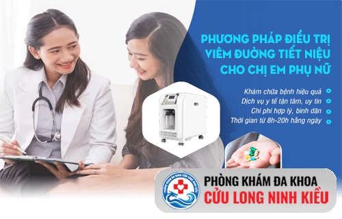 3 Cách điều trị viêm tiết niệu ở nữ hiệu quả nhất