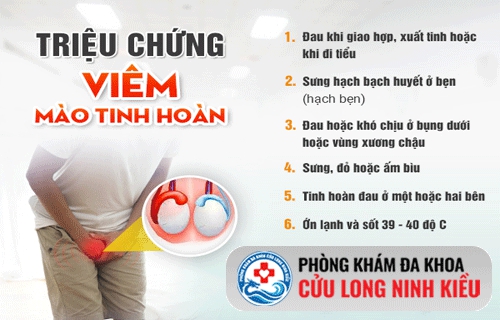 Biểu hiện và tác hại của viêm mào tinh hoàn ở nam giới