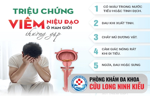 Dấu hiệu viêm niệu đạo ở nam giới